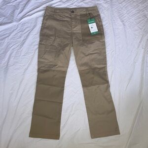 NWT CAbi Captain Pant #4510: Women's Tan Straight Leg Pants